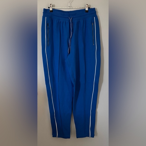 Free People Movement Hop To It Track Pants - Stellar Blue Size Medium - Picture 6 of 13